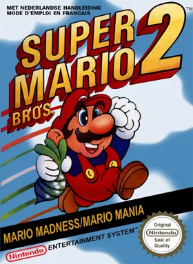 Super Mario Bros. 2 (Europe) (Virtual Console) box cover front